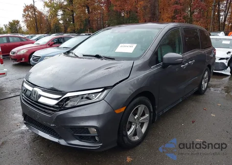2019 Honda Odyssey Ex из США, поврежденный, VIN 5FNRL6H55KB001005